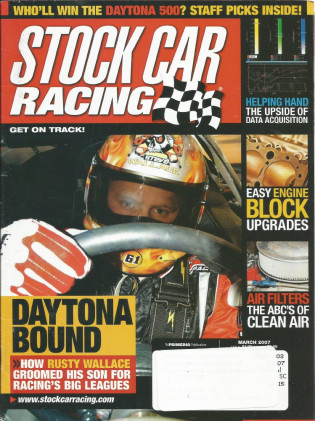 STOCK CAR RACING 2007 MAR - Wallace, Reutimann, Lawrenceburg, Blocks